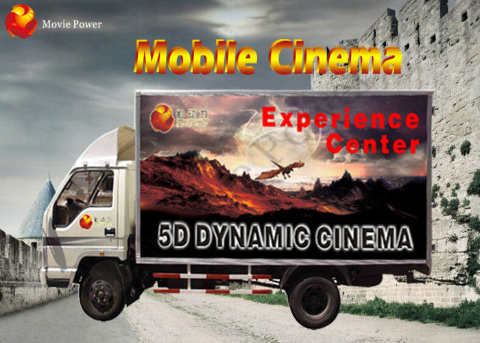 Beautiful Mobile 7D Cinema 7D Interactive Theater With Motion Chair