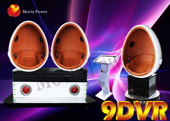 360 Degree VR Cinema Simulator 9D VR 3 Dof 3 Seats  For Playground