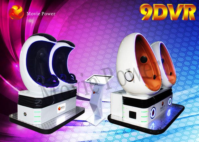 Capsule Design 2 Seats Fiberglass VR Machine 9D Simulator in 360 Degree View Popular in Mesuem