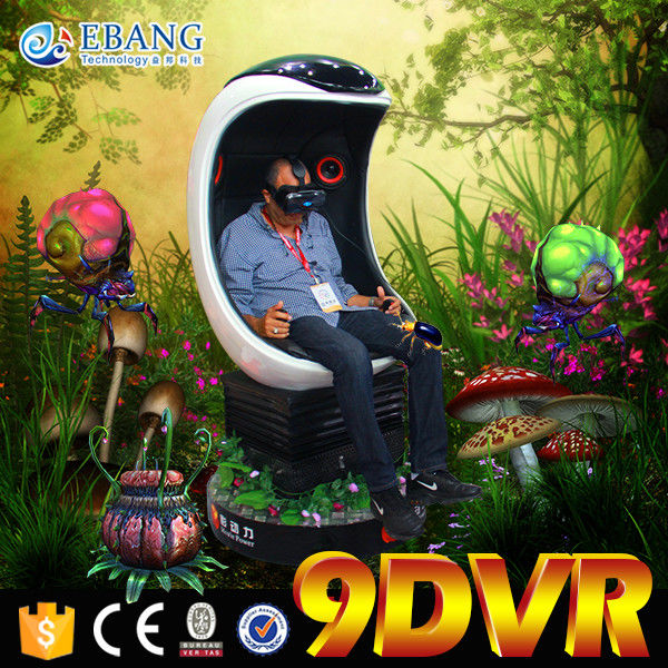 Excited Game 1 Seats Attractive Virtual Reality 9d Cinema Simulator Motion Egg Seats