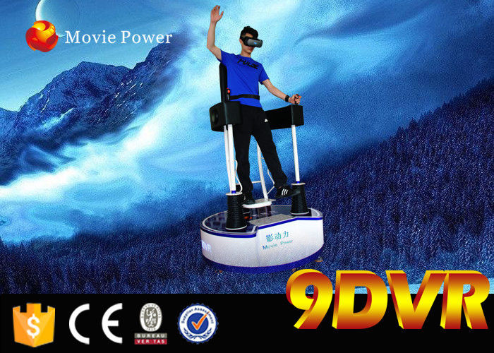 1 Seat Interactive 9D VR Cinema Simulator Virtual Reality Standing Up Flight Game