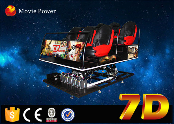 Accurated simulated motion ride 7d simulator with interactive game for Park
