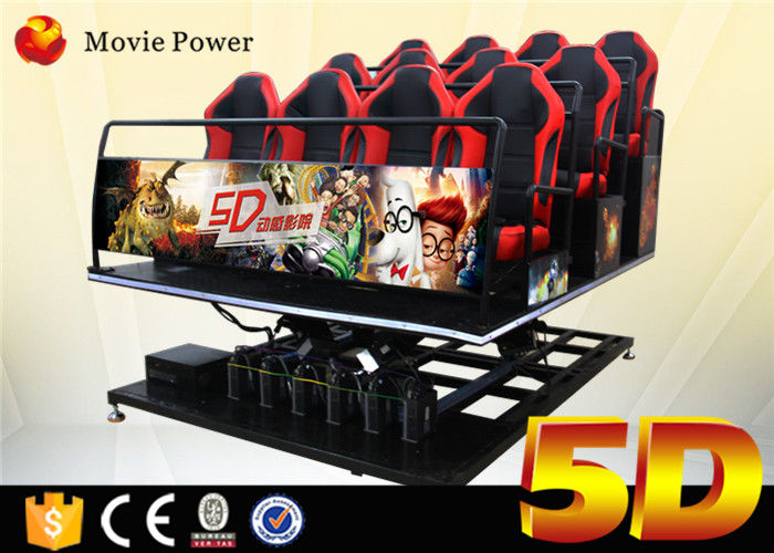 5D Motion Theater Equipment With Motion Platform Actuator 4d Special Effect Controller
