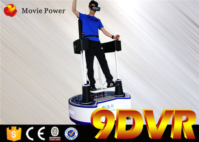 Fashionable Immersive Virtual Reality Standing Up 9d Vr Simulator With Electric System