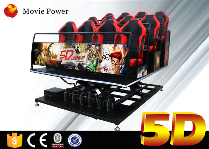 Accurated Platform 5D Motion Simulator With Special Effects , 5 d cinema