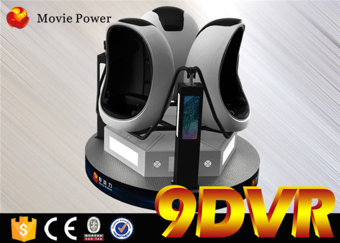 Virtual Reality game machine 1/2/3 Seats 360 Degree 9d VR egg Cinema