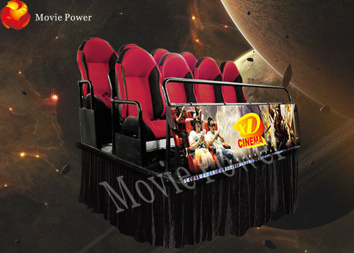 6 9 12 Seats 7d 8d 9d action cinemas accurate 6-dof motion simulator 7d shooting cinema