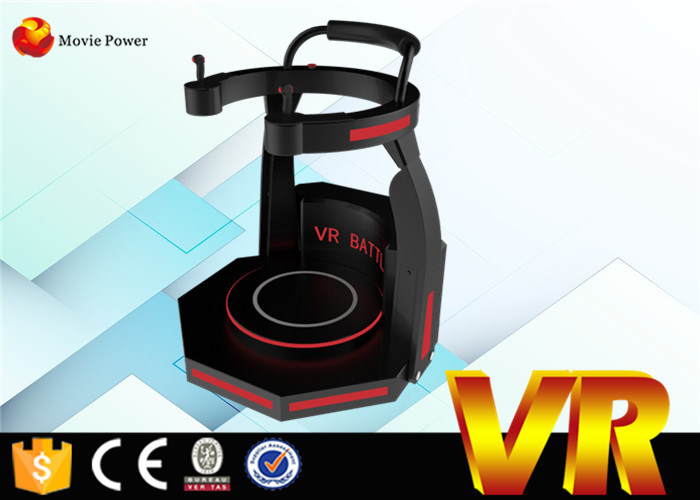 Rotating 360 degree gun shooting 9d vr game equipment vr motion simulator with walking dead fighting