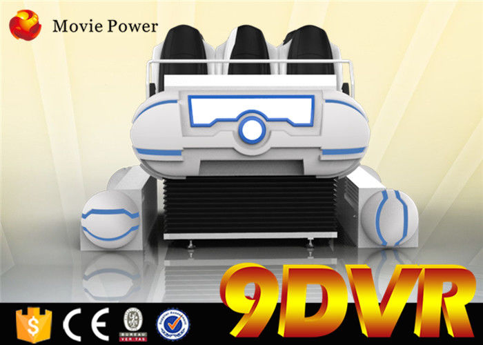 6 Seats High Definition Movies / Games 9D VR Cinema For Movie Truck Easy Installation
