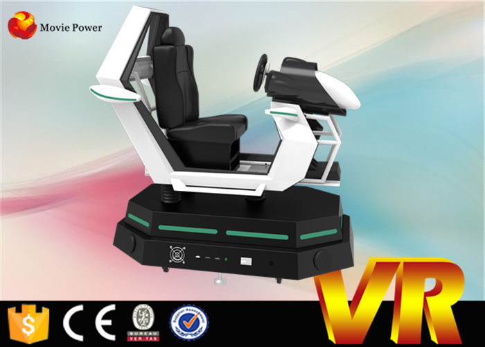 3 Dof Electric 9D VR Cinema Motion Game Machine 360 Degree Racing Car ...