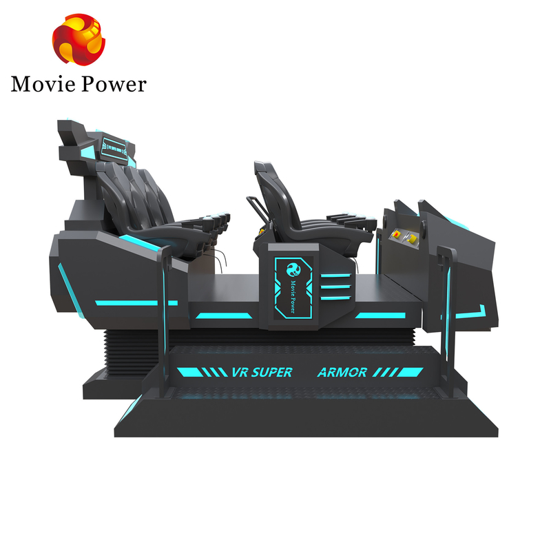 6 Players 9D VR Cinema Super Armor Shooting Gun Arcade Game Machine For Shopping Malls