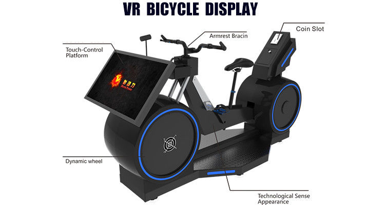 Fashion VR Sporting  9D Virtual Reality Bicycle Simulator With Reality Sport Games