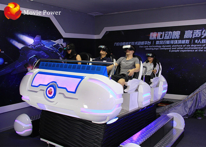 New Upgrade Cool Appearance 9D Simulator Unique Dynamic Effects 6 Seats Vr Family For Thrilling Trip