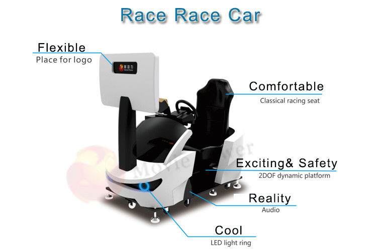 Children's Racing Cars Games 9D VR Simulator Car Motion Racing Simulator Machine