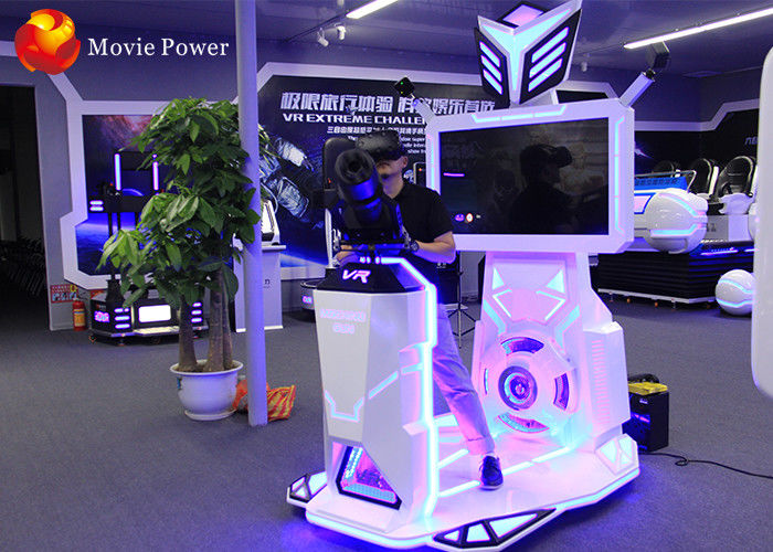 9D Virtual Reality Shooting Game Machine With Htc Vr Gun War Gatling Fight