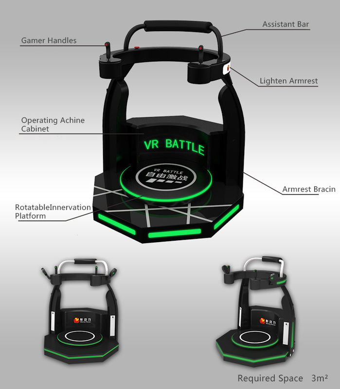 Space required. Платформа 360 градусов для VR. Kat walk VR.