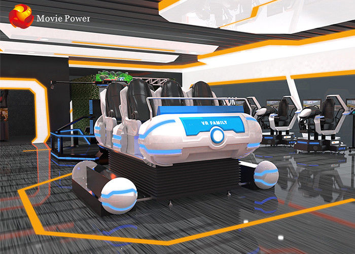 Amusement Park Equipment 6 seats indoor cinema 9d virtual reality experience game simulator