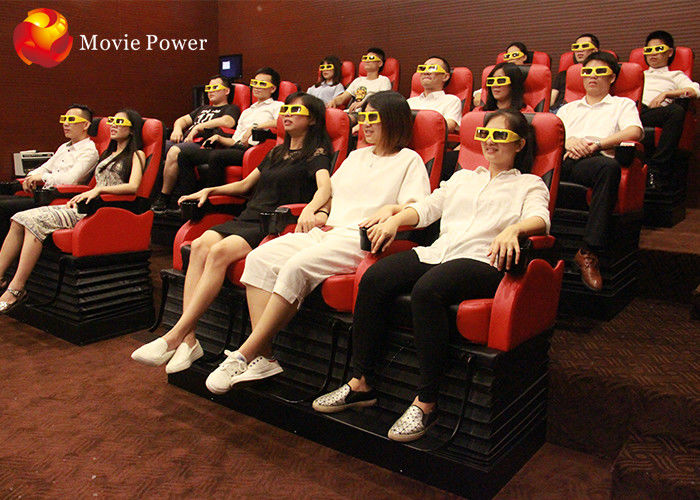 Customization 4D Thrill Rides Motion Chair Effects System Home Cinema