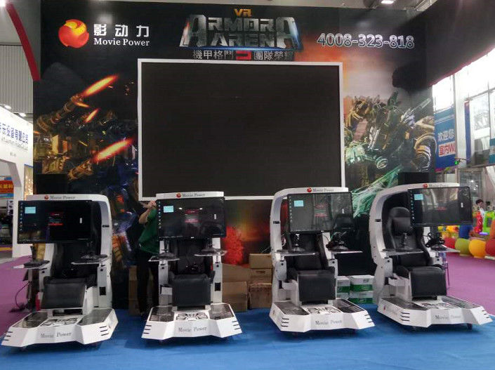 Unique Design 9D VR Cinema Battle Robot For Shopping Mall 2-8 Players