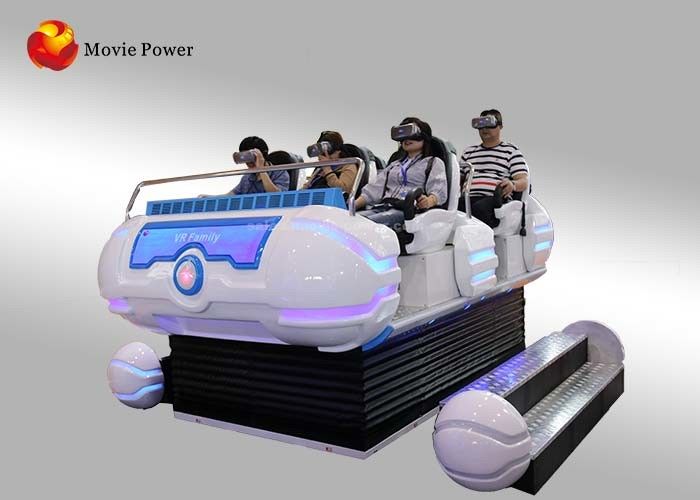 360 Degree View 6 Seater Cool Shape 9D Vr Cinema With Precise Motion Feeling 