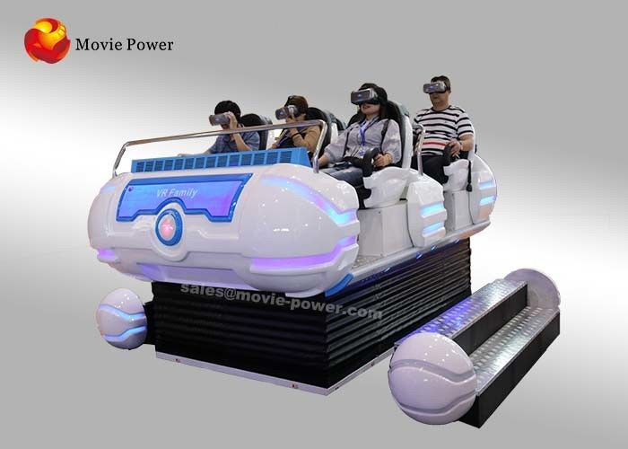VR Family Interactive 9D Virtual Reality Equipment With Snow , Bubble Effect