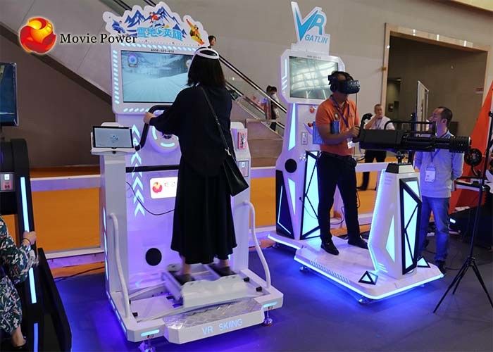 Amusement Skiing Virtual Reality Simulator Playground Equipment