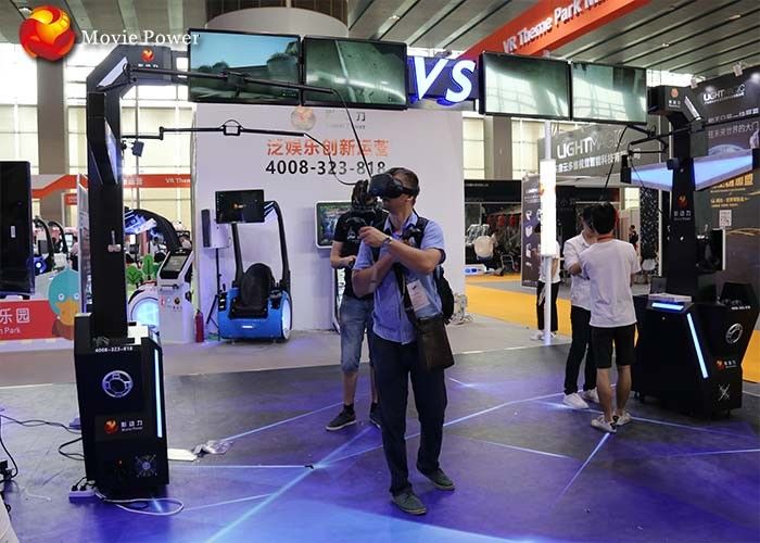 4 Multiplayers Virtual Reality Simulator 9D Space Walking Team Work Battle Game 1 Year Warranty