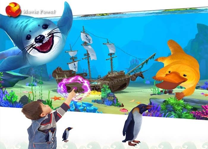Amusement Park Equipment Virtual Reality Simulator Kids Ar Interactive Painting Games
