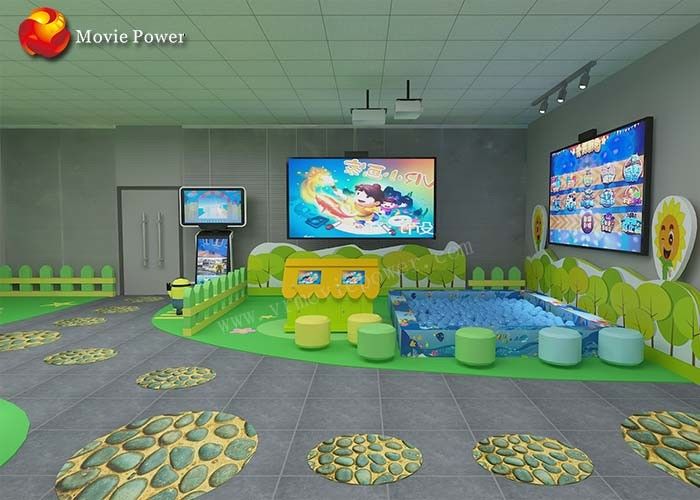 3D Interactive Projection Painting Fish Video Game Machine For Indoor Playground