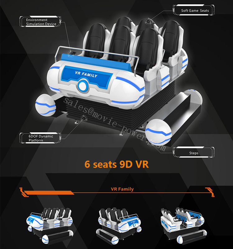 Home Theater System Dynamic 9D VR Cinema Virtual Room Simulator Motion Platform