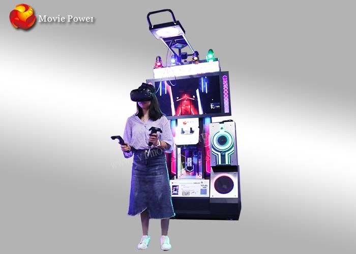 High Income Virtual Reality Music Arcade Game Machine / Interactive Dancing Simulator
