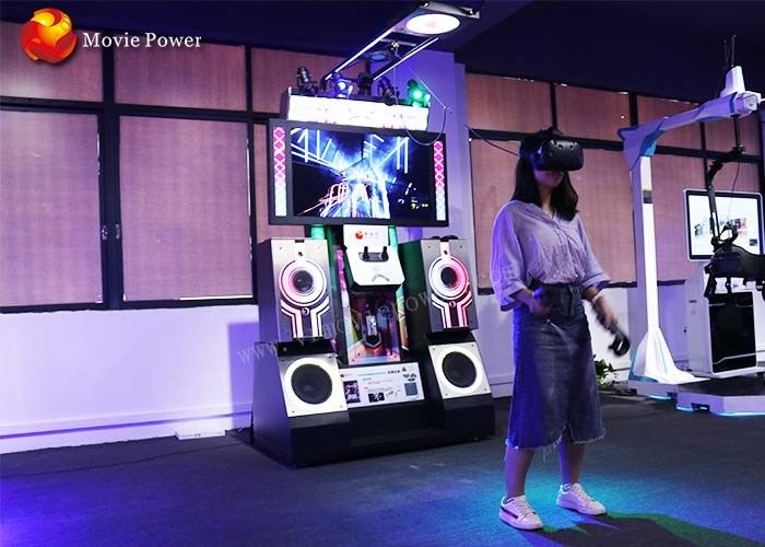 High Income Virtual Reality Music Arcade Game Machine / Interactive Dancing Simulator
