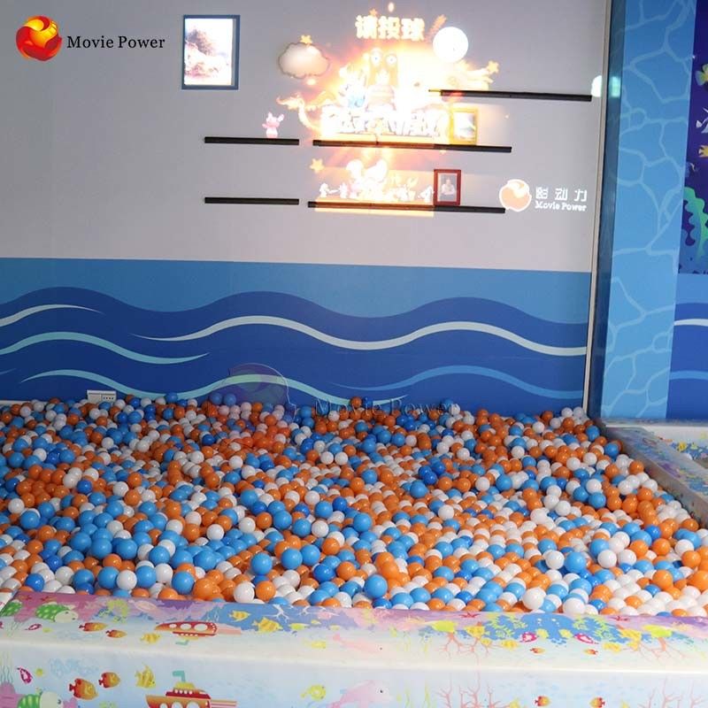 Entertainment Interactive Projection Ball Game Machine For Theme Park