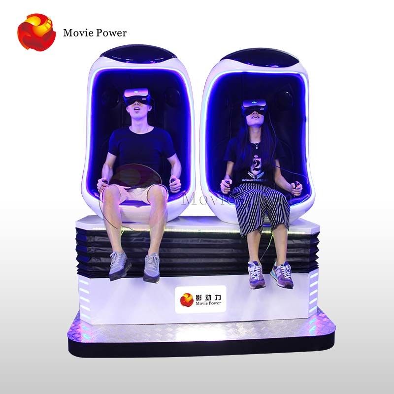 Amusement Park 9D VR Cinema / Virtual Reality Game Interactive 9d Egg Chair