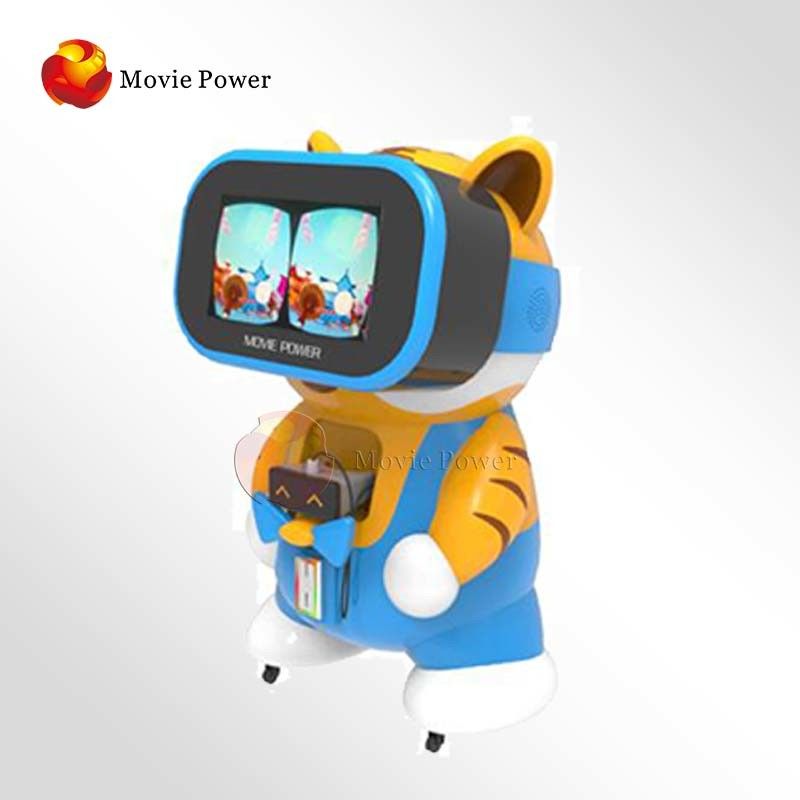 Develop Kid'S Intelligence 9d Vr Cinema Machine Interactive Kids Robot With Vr Glasses