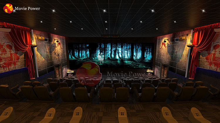 Haunted House Park Equipment 4d 5d 7d Movie Theater Chairs