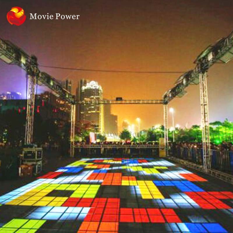 Augmented Reality Software Indoor Interactive Floor Wall Projector System