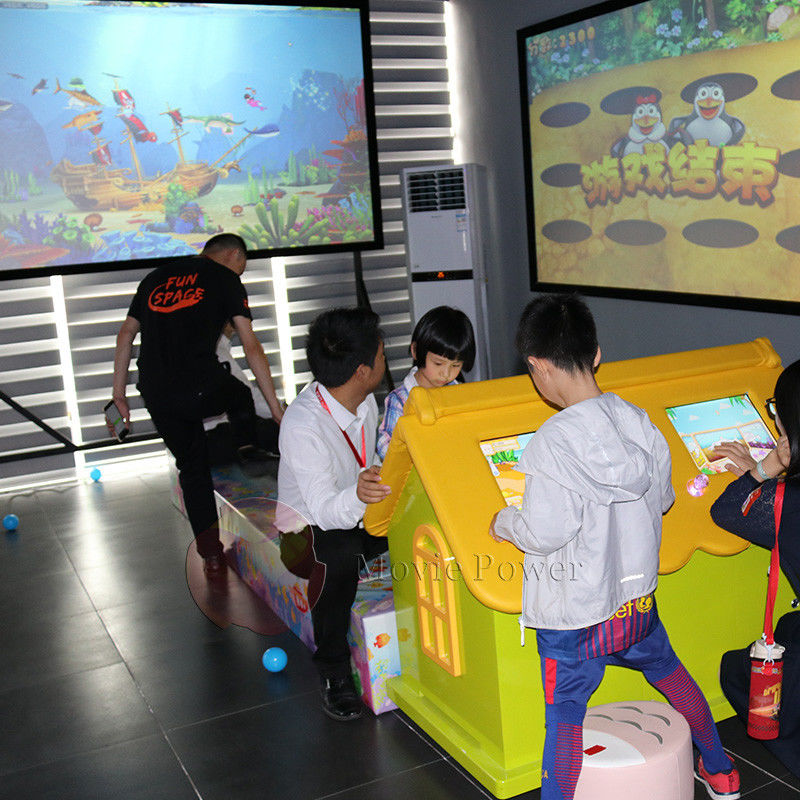 Attracted Amusement Park 9d Vr Simulator Interactive Games 3d Interactive Video Projection
