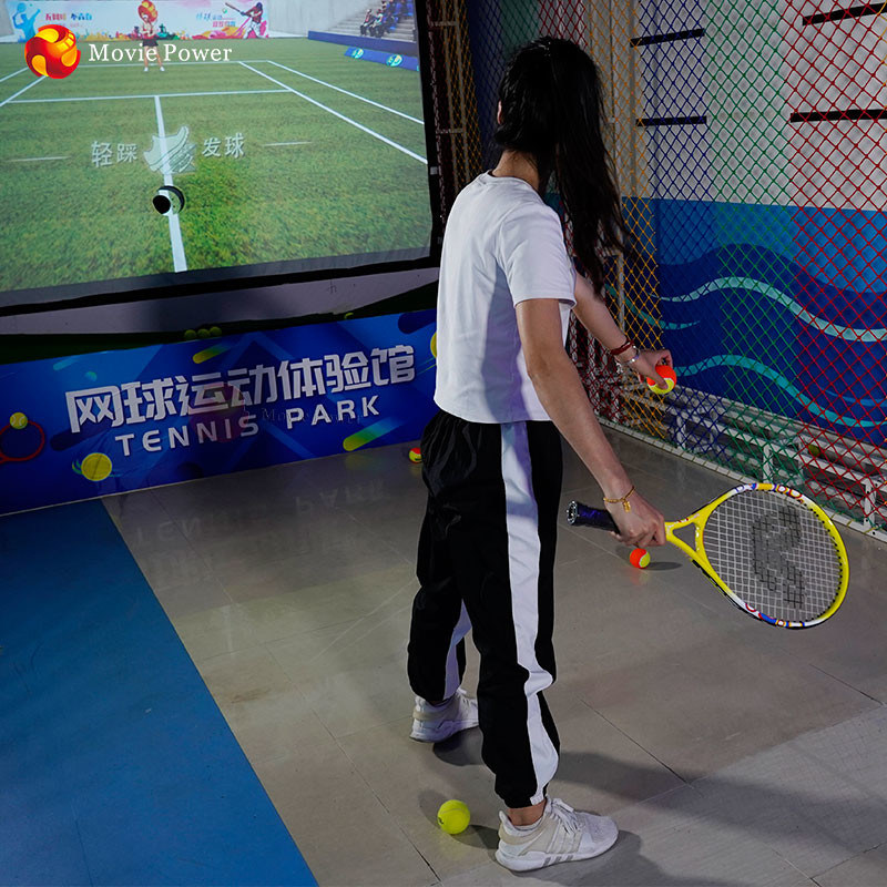 Interactive Physical Fitness Game 9d Virtual Reality Tennis Equipment