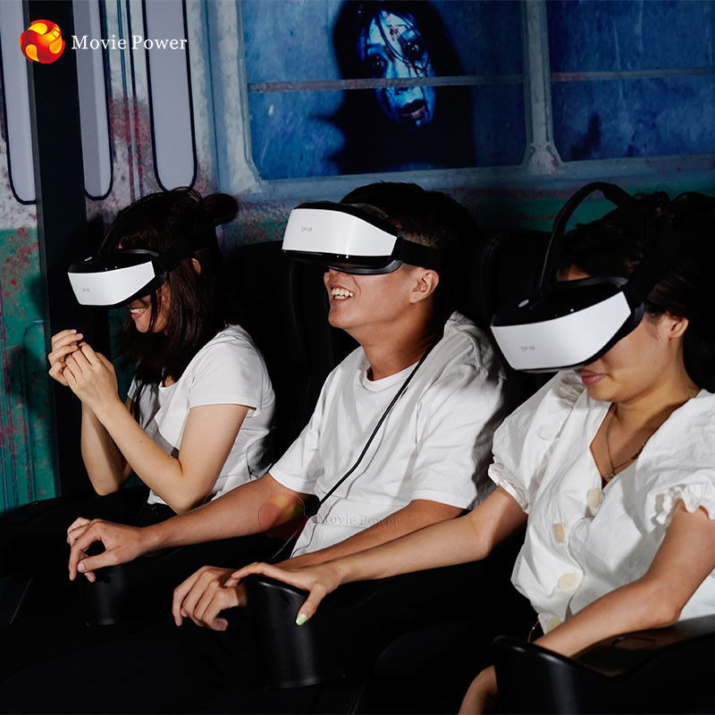 Electric 1/3 Seats 9d VR Cinema Simulator SingleTriple Interactive Virtual Reality 9d