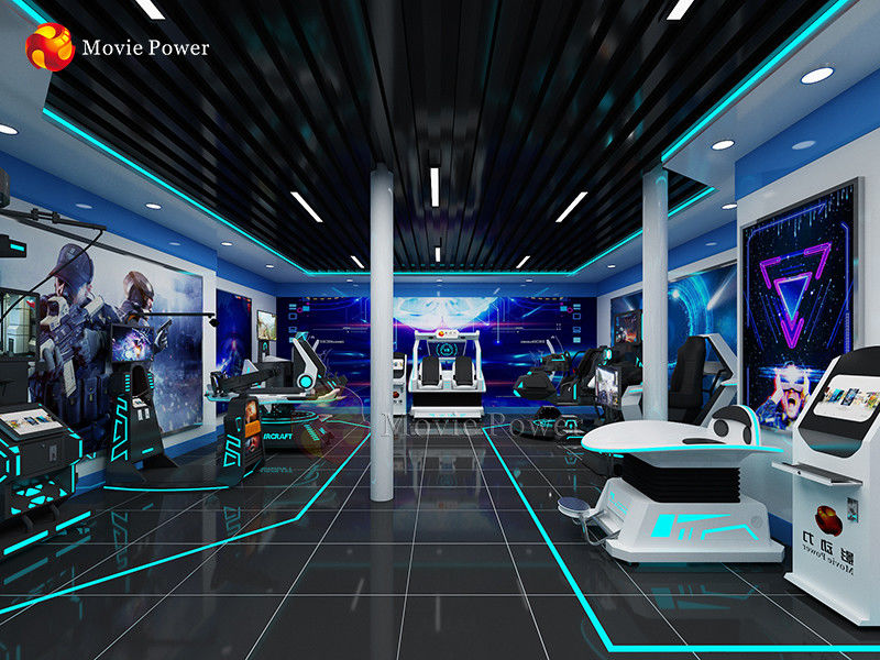 Multiplayer VR Theme Park Simulator Machine ROHS standard