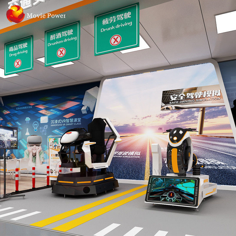 Educational Equipment Traffic Safety Car VR Motion Platform Simulator