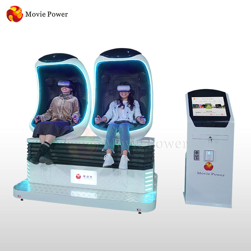 Movie Power Theme Park 9d Egg Chair Cinema System 2 Seats VR Cinema Theater