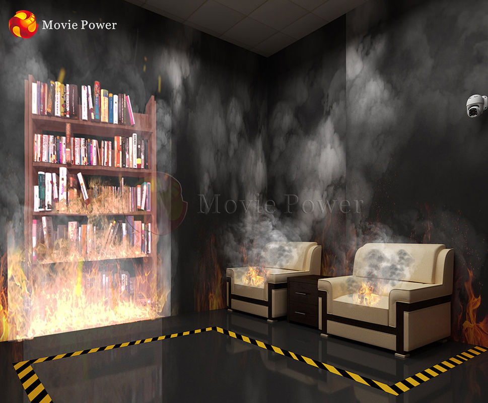 Amusement VR Theme Park Virtual Reality Fire Motion Platform Simulator