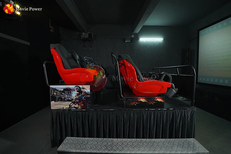 Customized 6 Seats 12d 7d Shooting Game Simulator Cinema Virtual Reality Chair