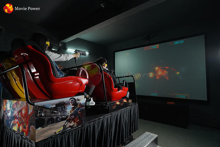 Special Effects System 7d Cinema Simulator 9 Seats Electric 3 Dof Platform