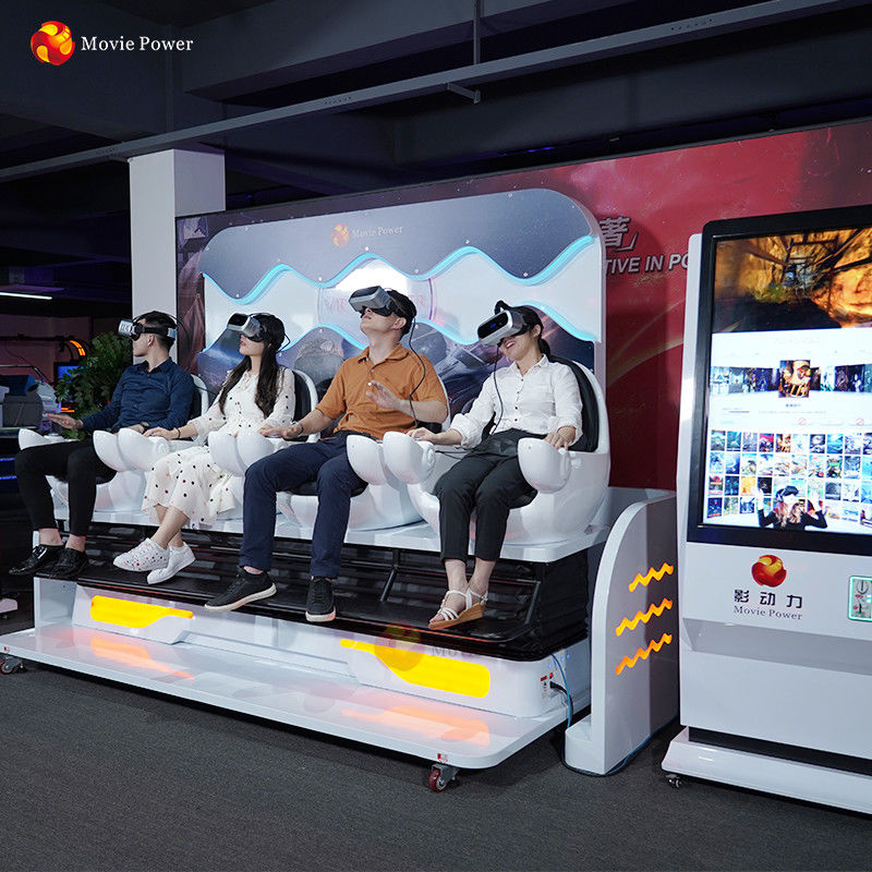 Theme Park Interactive Vr Cinema 2 3 4 Seats 9d Dynamic Platform Simulator