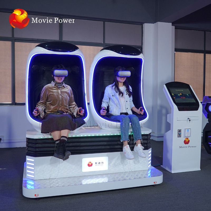Movie Power Theme Park 9d Egg Chair Cinema System 2 Seats VR Cinema Theater