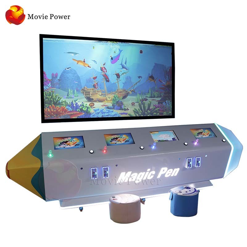 Virtual Reality Spray Paint Simulator Indoor Interactive Media Wall