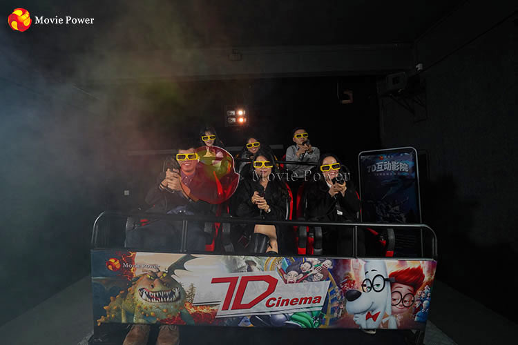 Customized 6 Seats 12d 7d Shooting Game Simulator Cinema Virtual